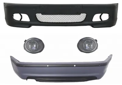 Produktbild von Bodykit für BMW 3er E46 Limousine 98-04 Stoßstange PDC Nebelscheinwerfer M-Technik Design.
