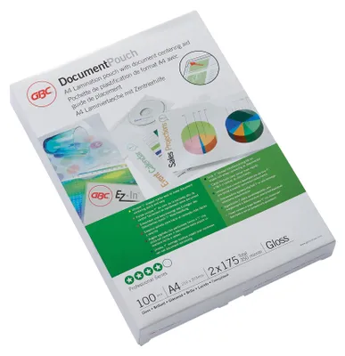 Productafbeelding van GBC laminatiefoliehoesje, DIN A4, glanzend, 350 micron
