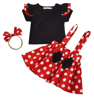 Productafbeelding van Verve Jelly, setjes voor baby meisjes, met stippen en ruches, bestaande uit een kort袖 shirt en een broek