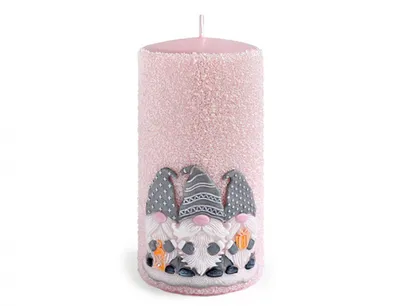 Immagine prodotto di Candela natalizia Nohel Garden WINGS OF THE WAR d7x14cm