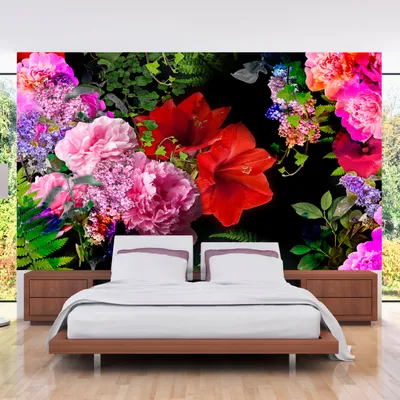 Produktbild von Basera Selbstklebende Fototapete Bluemenmotiv b-C-0359-a-a, mit UV-Schutz, 343x245 cm