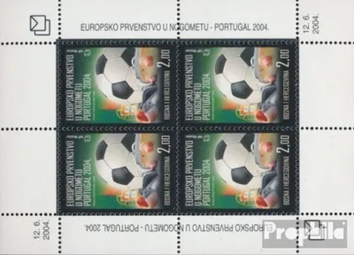 Produktbild von Briefmarken Bosnien - Kroat. Post Mostar 2004 Mi Block5 (kompl.Ausg.) postfrisch Fußball EM