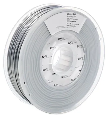 Immagine prodotto di Filamento Ultimaker PLA Premium - Ø 2,85 mm - argento metallizzato - 750 g