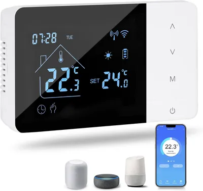 Obrázek produktu pro Inteligentní termostat Tuya Smart WIFI pro plynové kotle s podporou Alexa, 220 V/3 A