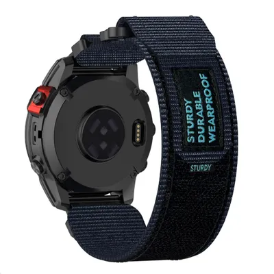 Immagine prodotto di Bracciale in nylon intrecciato traspirante per Garmin Instinct 3 e E, modello da 45 mm