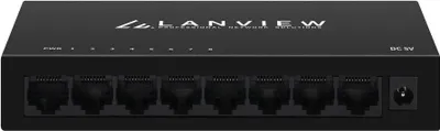 Image de Lanview Unmanaged Switch - Switch - 1 Gbps (LVN-DESK-8PORT-1G)