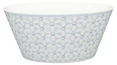 Müslischale aus Porzellan, Skandinavien-Design, Blumenmuster, 400 ml