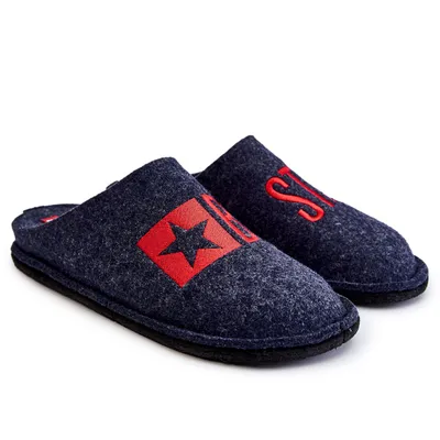 Produktbild von Klassische Herrenhausschuhe Big Star KK176002 Marineblau 40