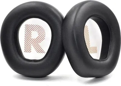 Image de Coussinets d'oreille pour casque gaming, noir