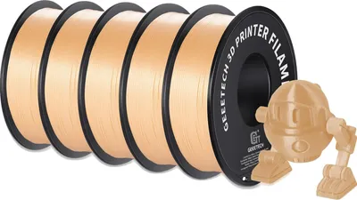 Produktbild von 3D-Drucker-Filament, PLA-Material, 1,75 mm Durchmesser, Sandgold