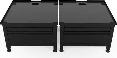 Produktbild von Wasophoogte Waschmaschinen Untergestell mit schublade und ablage - Doppelt - Waschmaschinen unterschrank - 65x121x42 cm - Inklusive Wandhalterungen