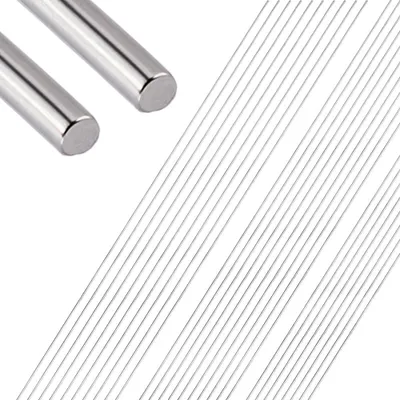 Edelstahl-Federdraht 1,2 mm, 50 Stück, 40 cm, für Schmuck DIY