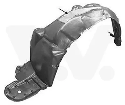 Immagine prodotto di VAN WEZEL 5467435 Copricarrello per TOYOTA PRIUS (ZVW3) Anteriore sinistro
