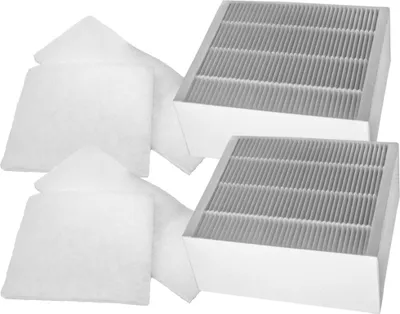 Produktbild von Trade-Shop 6in1 Filter-Set (2x Feinfilter, 4x Grobfilter) kompatibel mit Vallox ValloPlus 270 MV/SC/SE Lüfter ersetzt 2505 (Filterpaket Nr. 27)