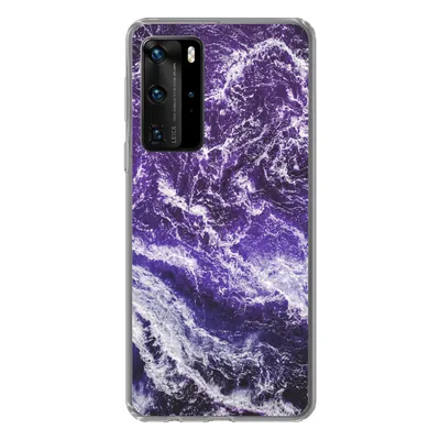 Produktbild von MuchoWow® Handyhülle Schutzhülle Hülle für Huawei P40 Pro Mineralien - Muster - Naturstein Silikon Softcase Handy Hülle - Schutz