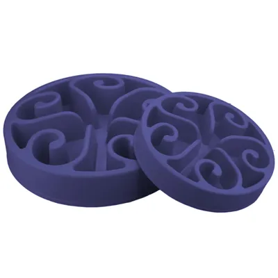 Image de EAT SLOW LIVE LONGER Ecuelle anti-glouton pour chiens Original Bleu S