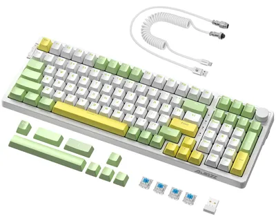 Image de Clavier mécanique de jeu - RGB, système de remplacement à chaud, 99 touches