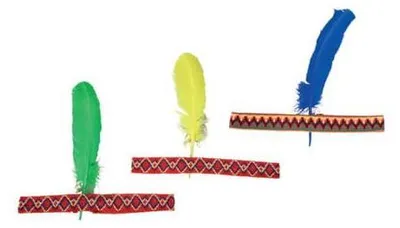 Obrázek produktu pro Stirnband Indianer sort.