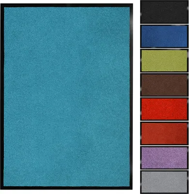 Produktbild von Podložka na zachytávání nečistot Jednobarevná tyrkysová 135 x 200 cm