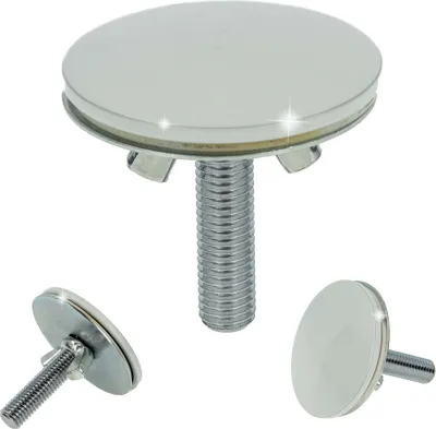 Produktbild von tecuro Hahnlochstopfen Deckrosette Hahnlochdeckel Ø 53 mm - Messing weiß (RAL 9010)