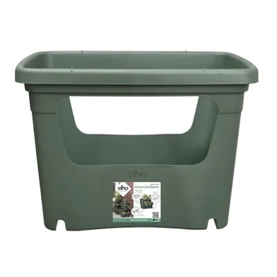 Image de ELHO - Blumentopf - Green Basics Stack & Grow Large - Blattgrün - Extérieur - L 35,1 x L 50,9 x H 35,7 cm