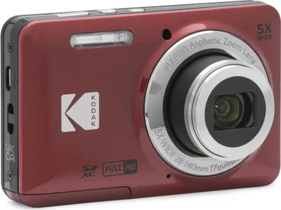 Produktbild von Kodak Pixpro FZ55 červený kompaktní fotoaparát 2,7palcový LCD 16 MP CMOS Full HD video