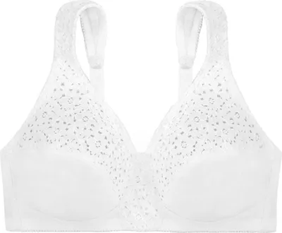 Produktbild von DORINA BH ohne Bügel Yvonne, D1005 (BH Größe: 95 D / Farbe: weiß)