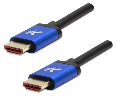 Immagine prodotto di Cavo video Logo HDMI 2.1 - HDMI maschio ad altissima velocità - HDMI maschio 2 m connettori placcati oro, alluminio