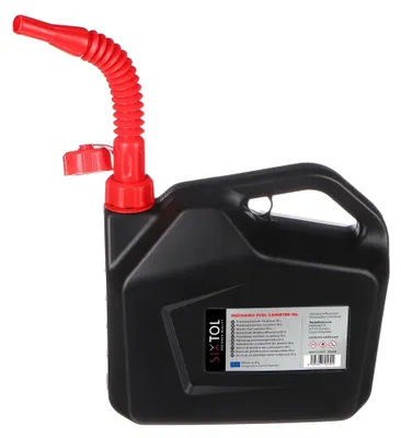 Image de Bidon en plastique, réservoir de carburant, 10 litres, noir