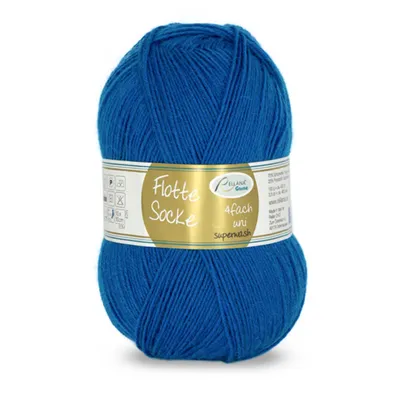 Produktbild von Flotte Socke uni 100 Gr./420m,4-fach Sockenwolle,75% Schurwolle /25% Polyamid Fb. 922 royal