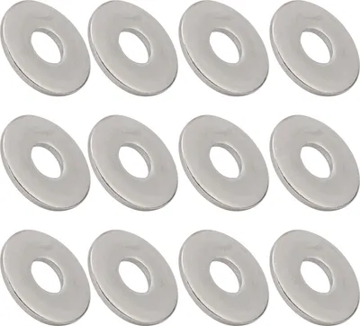 Image de 100Pcs Flat Washers 304 Stainless Steel Enlarged Screw Accessories Fastener Hardware M8x24mm