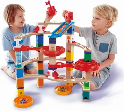 Immagine prodotto di Hape E6024 - Super castello a spirale, pista di marmo Quadrilla, colorato