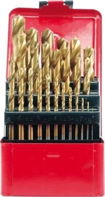 Produktbild von Vorel Bohrer für Metall Titan Kpl.19St. 1-10Mm 22330