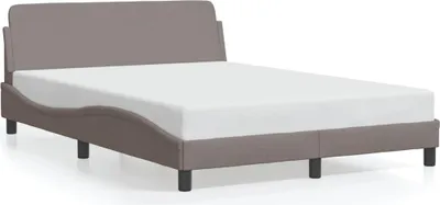 Immagine prodotto di vidaXL Struttura letto "Dover" Taupe 120x200 cm tessuto