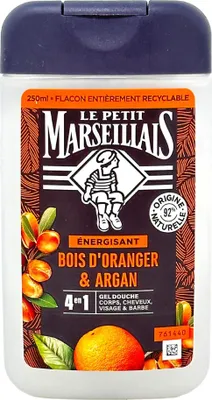 Produktbild von Le Petit Marseillais Duschgel Bois d’Oranger & Argan - 250ml, natürliche Pflege