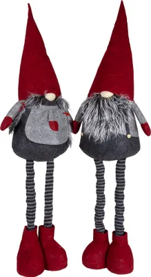 Produktbild von Wichtel 45-65cm (75-95cm) Pärchen Dekofigur Weihnachten