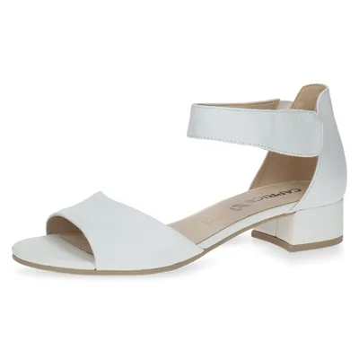 Produktbild von Caprice Damen Sandale Leder geschlossene Ferse 9-28212-20, Größe:37.5 EU, Farbe:Weiß