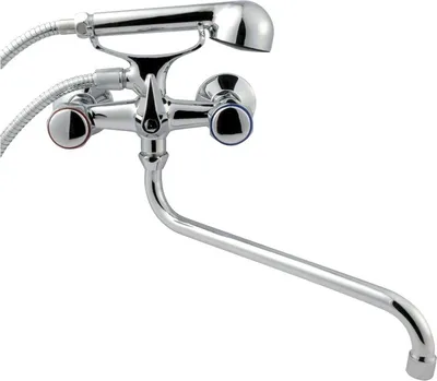 Obrázek produktu pro Vanová baterie MODENA, 30cm, otočný výtok typu S (BW-14-F0S-L)