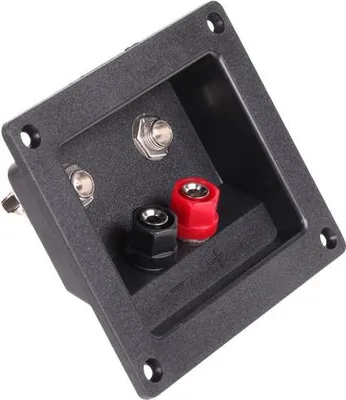 Zdjęcie produktu dla Gni0243 Gniazdo Terminal Glosnikowe X 2 Banan +2