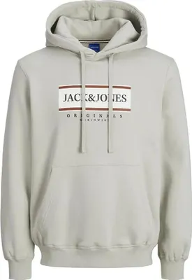 Produktbild von Jack & Jones Frederiksberg Box Plus Size Kapuzenpullover Grau 6XL Herren Grau 6XL