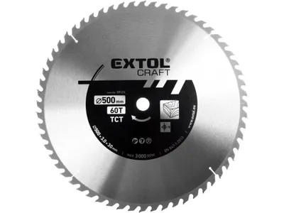 Obrázek produktu pro Pilový kotouč s SK listy Extol Craft (19125) 500x3,0x30mm