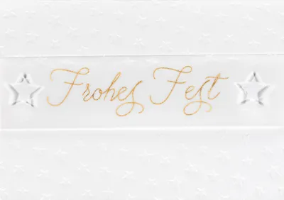 Produktbild von Weihnachten  Glückwunschkarte im Format 115 x 17cm mit Umschlag