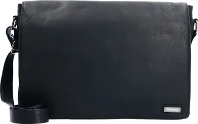 Produktbild von Greenland Nature Black Nappa Messenger Leder 38 cm
