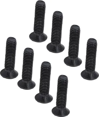 Produktbild von 50 Stück M3 Senkschrauben DIN 965 Schwarz Verzinkt Senkschrauben Maschinen-Schrauben Sortiment (M3*12)