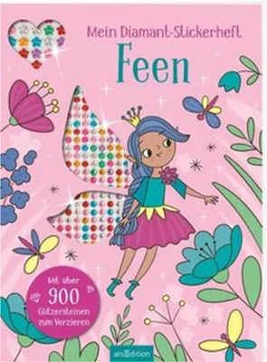 Produktbild von Mein Diamant-Stickerheft - Feen