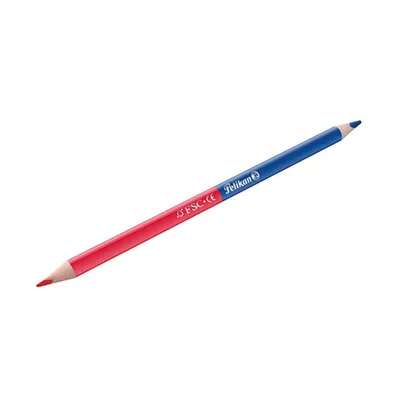 Produktbild von Pelikan Silbentrennstift dünn rot/blau