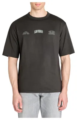 Produktbild von Celio Herren Kurzarm T-Shirt Leworld, Schwarz, 100% Baumwolle, Größe M