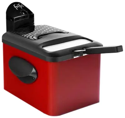 Produktbild von Frifri 1905R, 3,5 l, 1 kg, Einzelbild, Schwarz, Rot, 3200 W, 280 mm