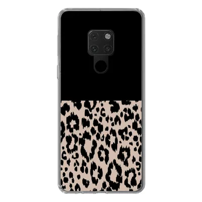 Produktbild von MuchoWow® Handyhülle Schutzhülle Hülle für Huawei P40 Lite Panther Druck - Tiere - Schwarz Silikon Softcase Handy Hülle - Handy