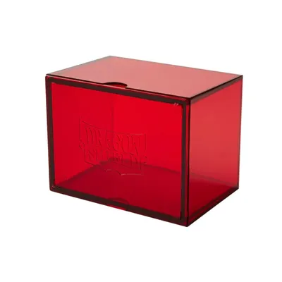 Image de Gaming Box Strong Box 100+ Rouge - Boîte de protection pour jeux de cartes